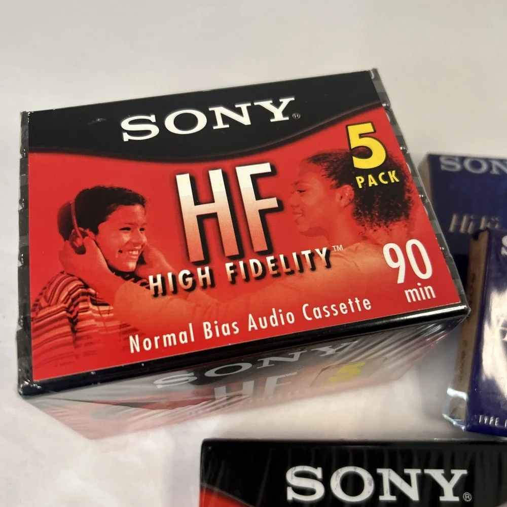 Sony High Fi Fidelity‎ Cassette Audio Tapes 60 And 90 Minutes Lot